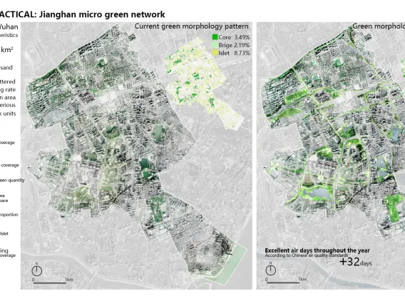 Particulate matter mitigation through urban green infrastructure: Research on optimization of block-scale green space