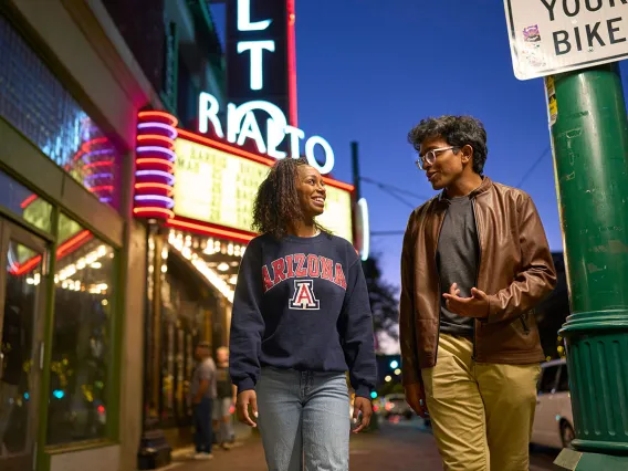 Students in downtown Tucson