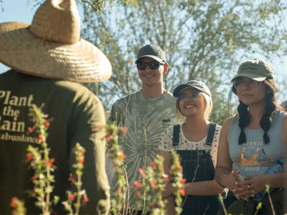 Students at Sweetwater Wetlands