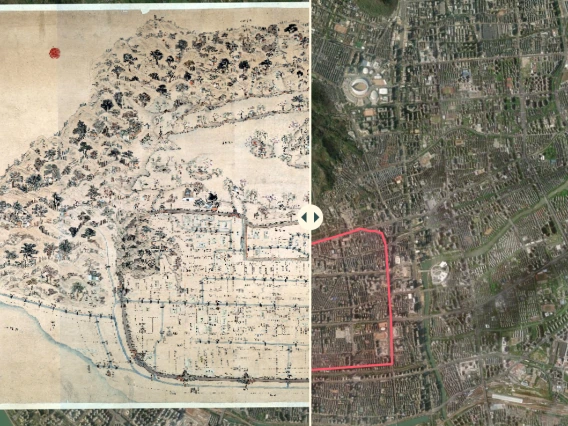 Using GIS, the CAPLA team mapped Buddhist religious sites in Hangzhou, China, illustrating how these sites are interconnected within a regional system that can be further studied and visualized.