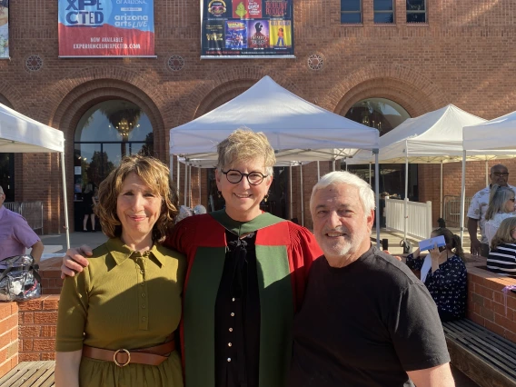 From left, Diane Jacobs, Nancy Pollock-Ellwand and Chuck Albanese