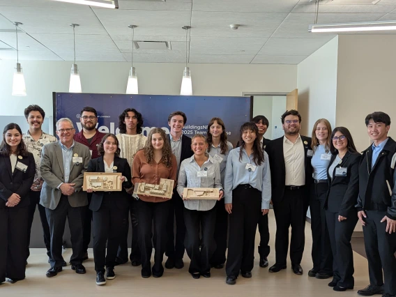 Group of students at the BuildingsNEXT Competition