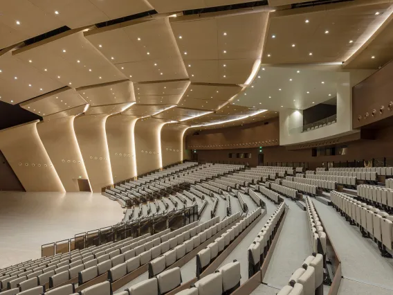 Congress Center (Expo 2017), by Adrian Smith + Gordon Gill Architecture