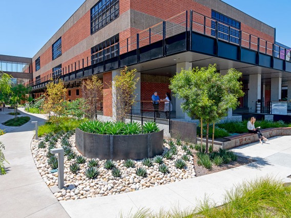AMP&RSAND Modern Workspace Campus, by Lynn Capouya, Inc. Landscape Architects