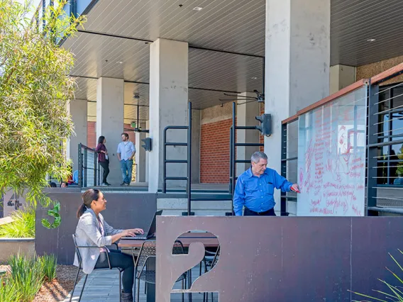 AMP&RSAND Modern Workspace Campus, by Lynn Capouya, Inc. Landscape Architects