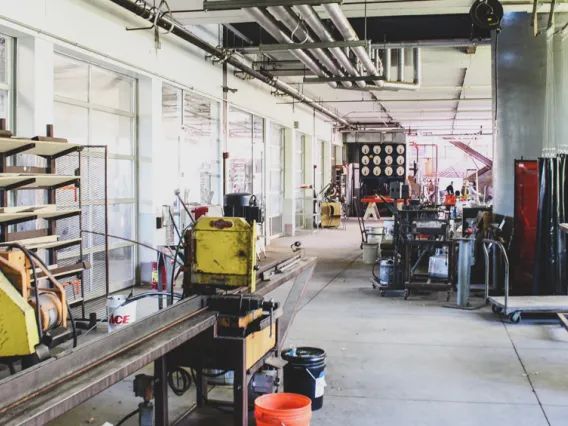 A photo of the College of Architecture, Planning & Landscape Architecture Materials Lab At The University Of Arizona