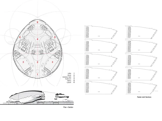 Congress Center (Expo 2017), by Adrian Smith + Gordon Gill Architecture