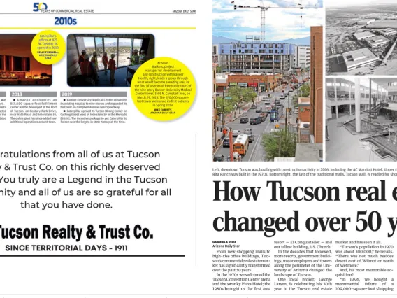 50 Years of Commercial Development in Tucson