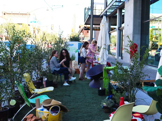 Park(ing) Day 2022 in downtown Tucson