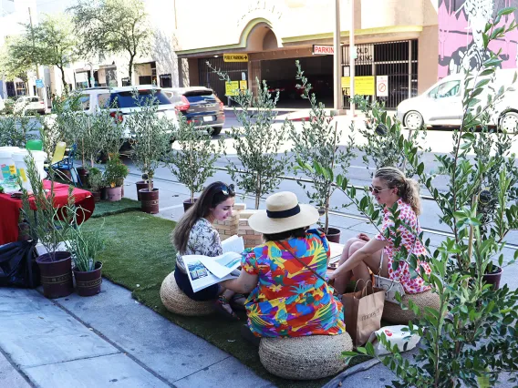 Park(ing) Day 2022 in downtown Tucson