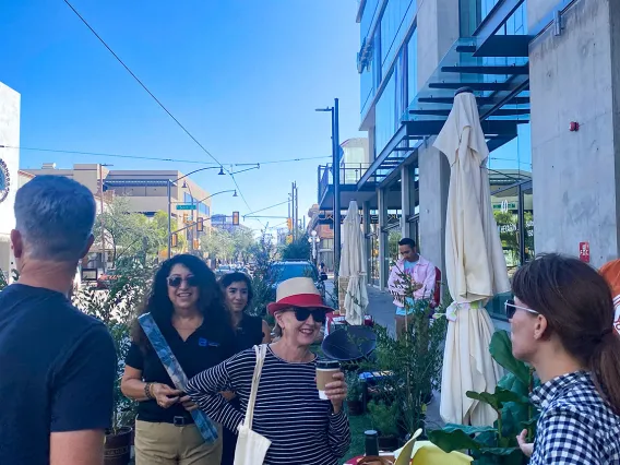 Park(ing) Day 2022 in downtown Tucson