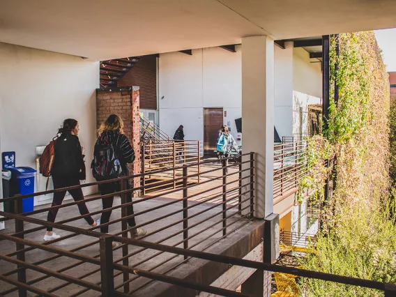 Students at CAPLA building