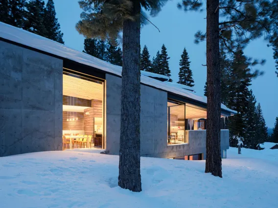 Lighting in Tucker residence. Photo by Joe Fletcher.