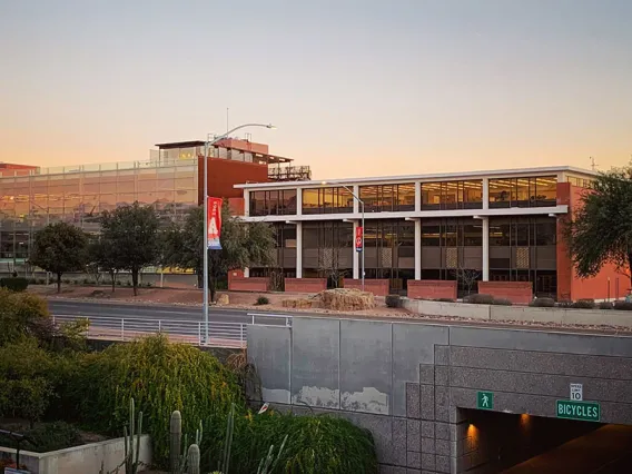 CAPLA Building at twilight