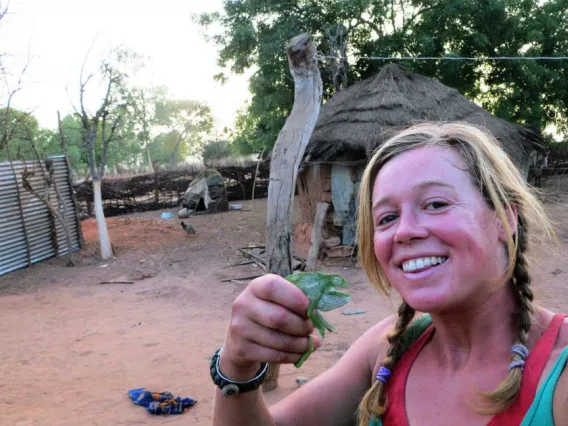 Rebecca Johnstone in The Gambia