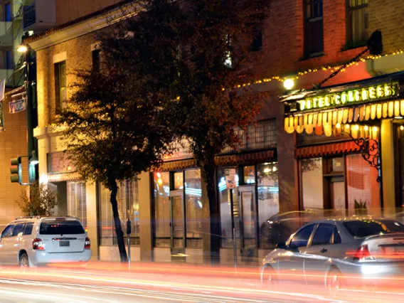 Tucson's Congress Street at night