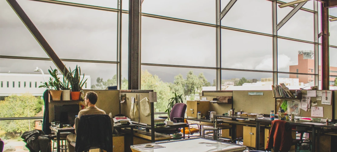 Studio space at the College of Architecture, Planning & Landscape Architecture at the University of Arizona 