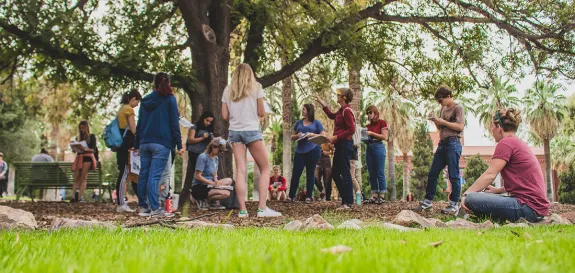 CAPLA students on campus