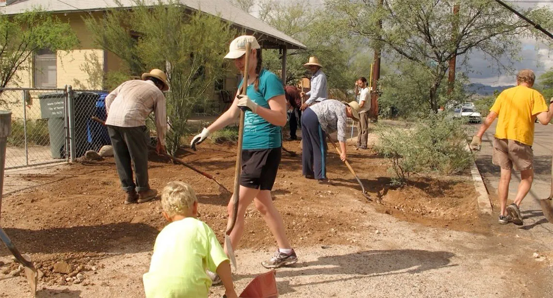 Urban forestry work