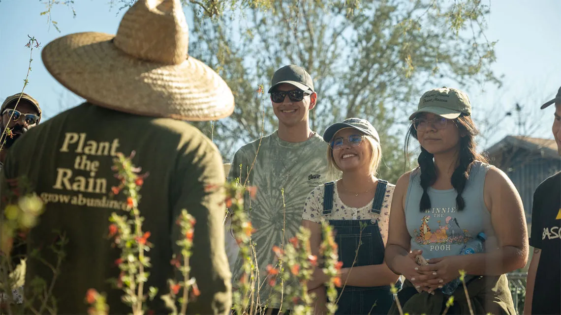 Students at Sweetwater Wetlands