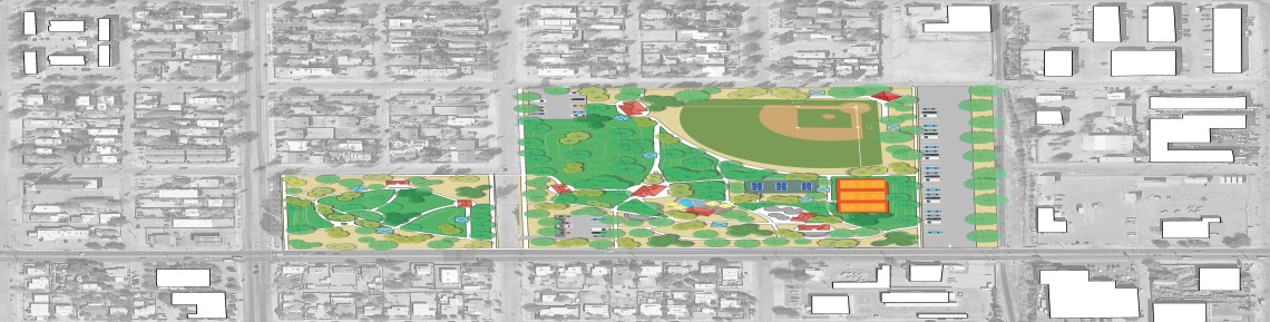 3Map of a master plan for a park in Tucson