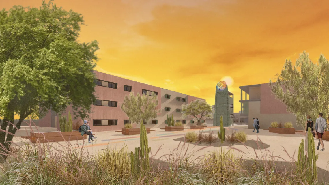 Rendering of the Sentinel Vista entrance