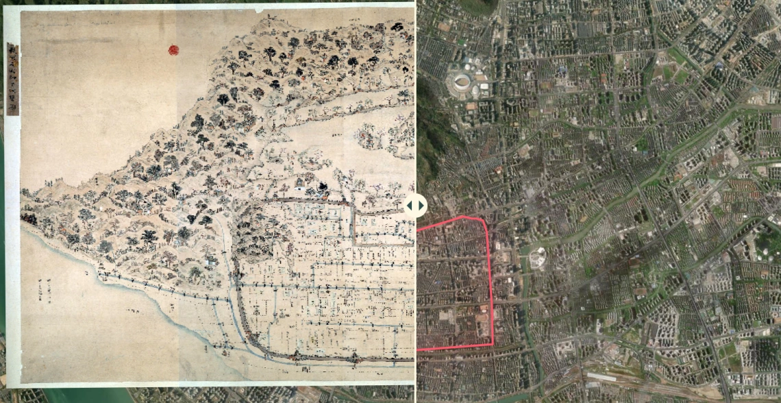 Using GIS, the CAPLA team mapped Buddhist religious sites in Hangzhou, China, illustrating how these sites are interconnected within a regional system that can be further studied and visualized.