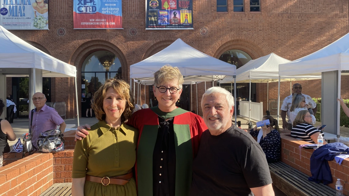 From left, Diane Jacobs, Nancy Pollock-Ellwand and Chuck Albanese