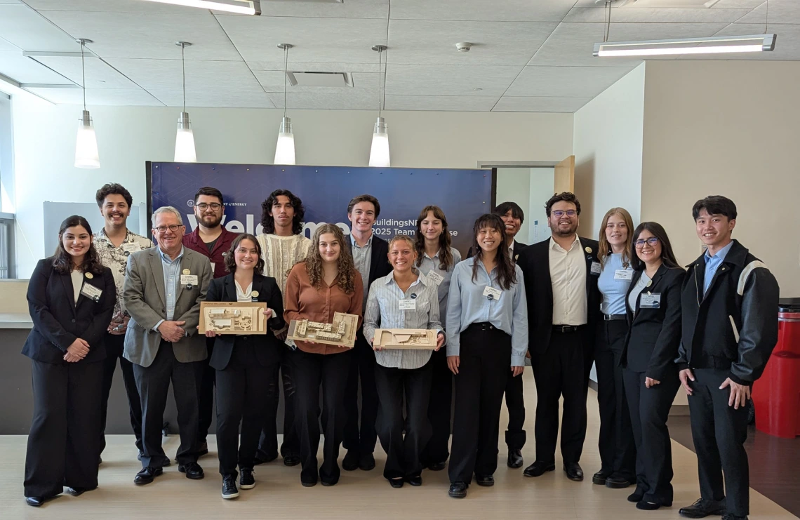 Group of students at the BuildingsNEXT Competition