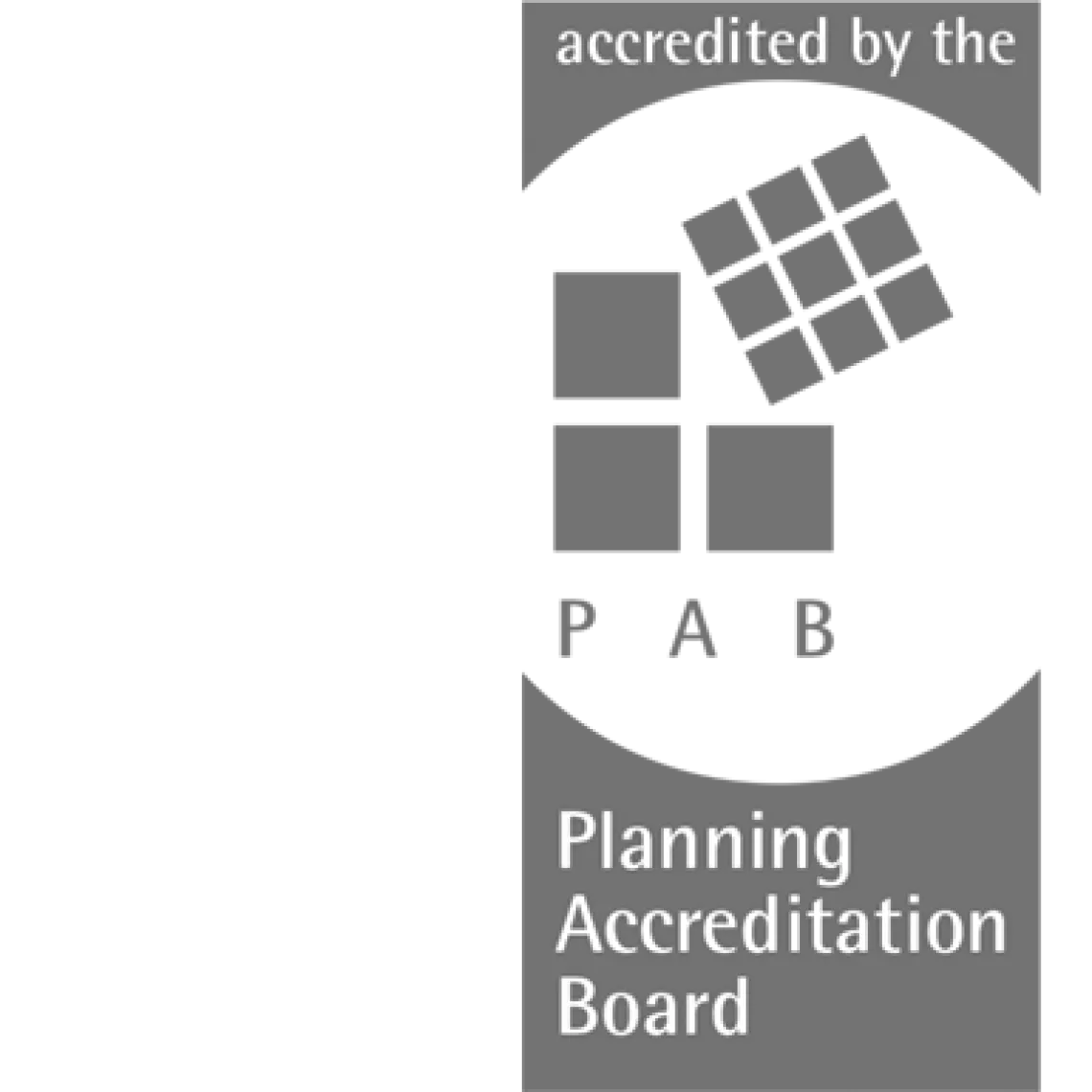 Accredited by the Planning Accreditation Board (PAB)