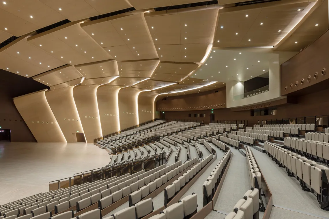 Congress Center (Expo 2017), by Adrian Smith + Gordon Gill Architecture