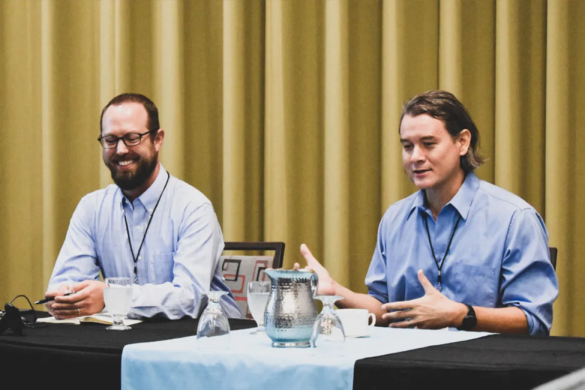 Ladd Keith, PhD and Doug Parsons speak as two of the panelists for Podcast, Cli-Fi, and Science Storytelling for Climate Action in the Built Environment