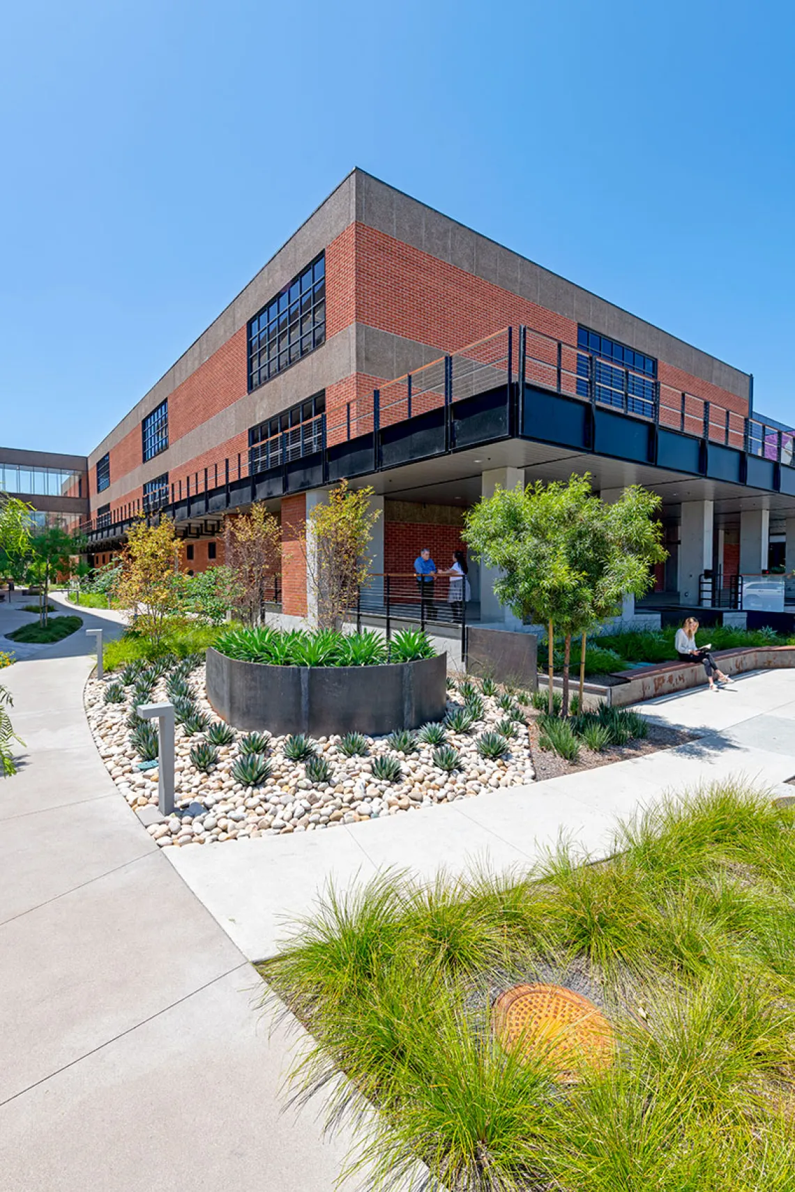 AMP&RSAND Modern Workspace Campus, by Lynn Capouya, Inc. Landscape Architects