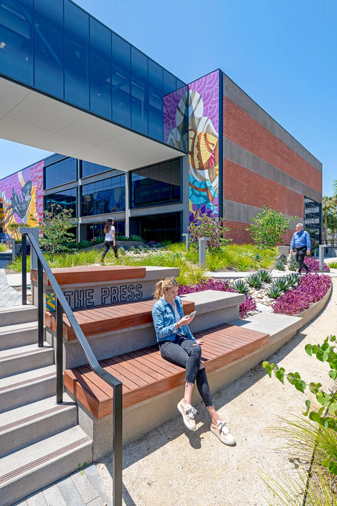 AMP&RSAND Modern Workspace Campus, by Lynn Capouya, Inc. Landscape Architects