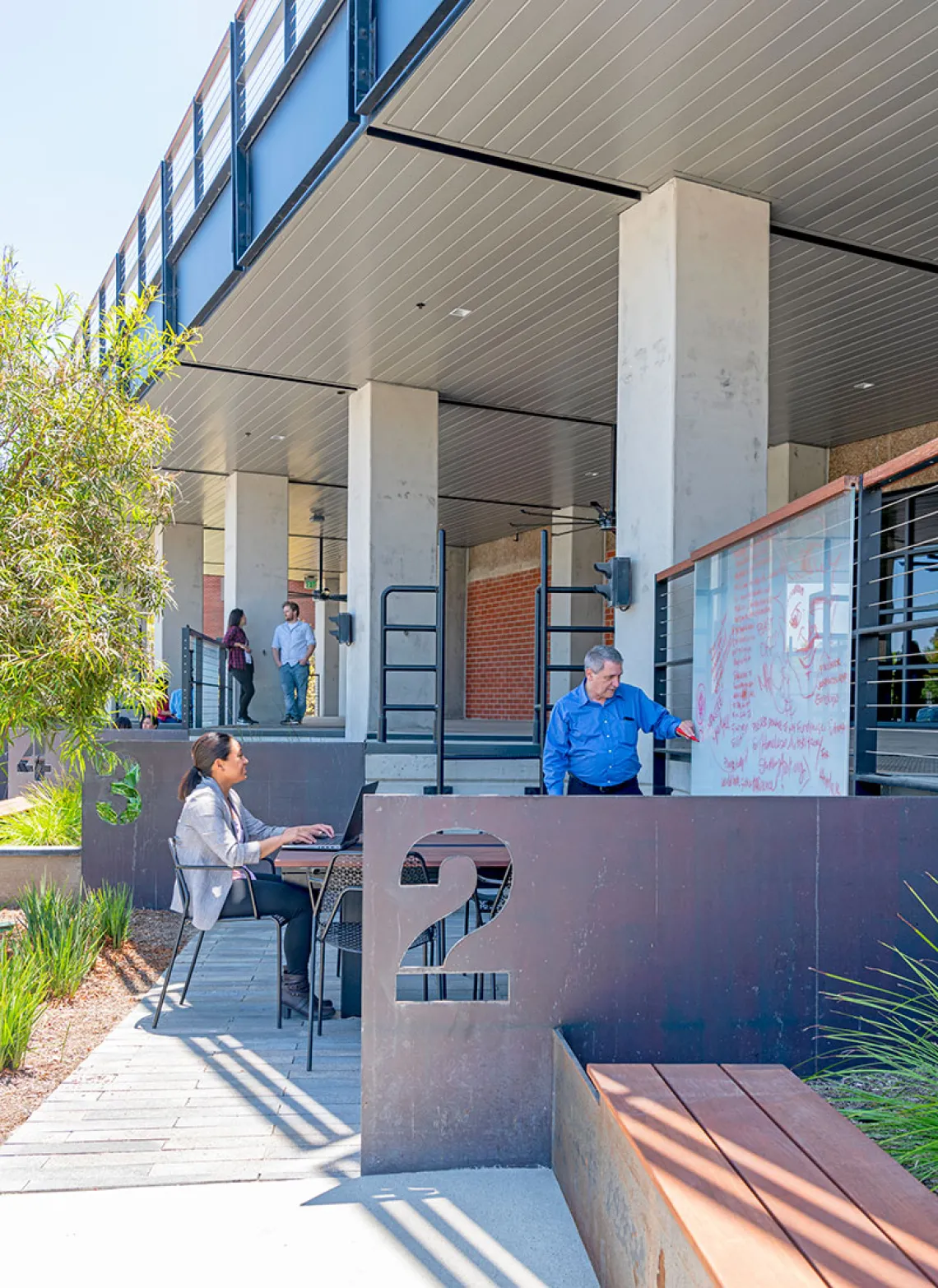 AMP&RSAND Modern Workspace Campus, by Lynn Capouya, Inc. Landscape Architects