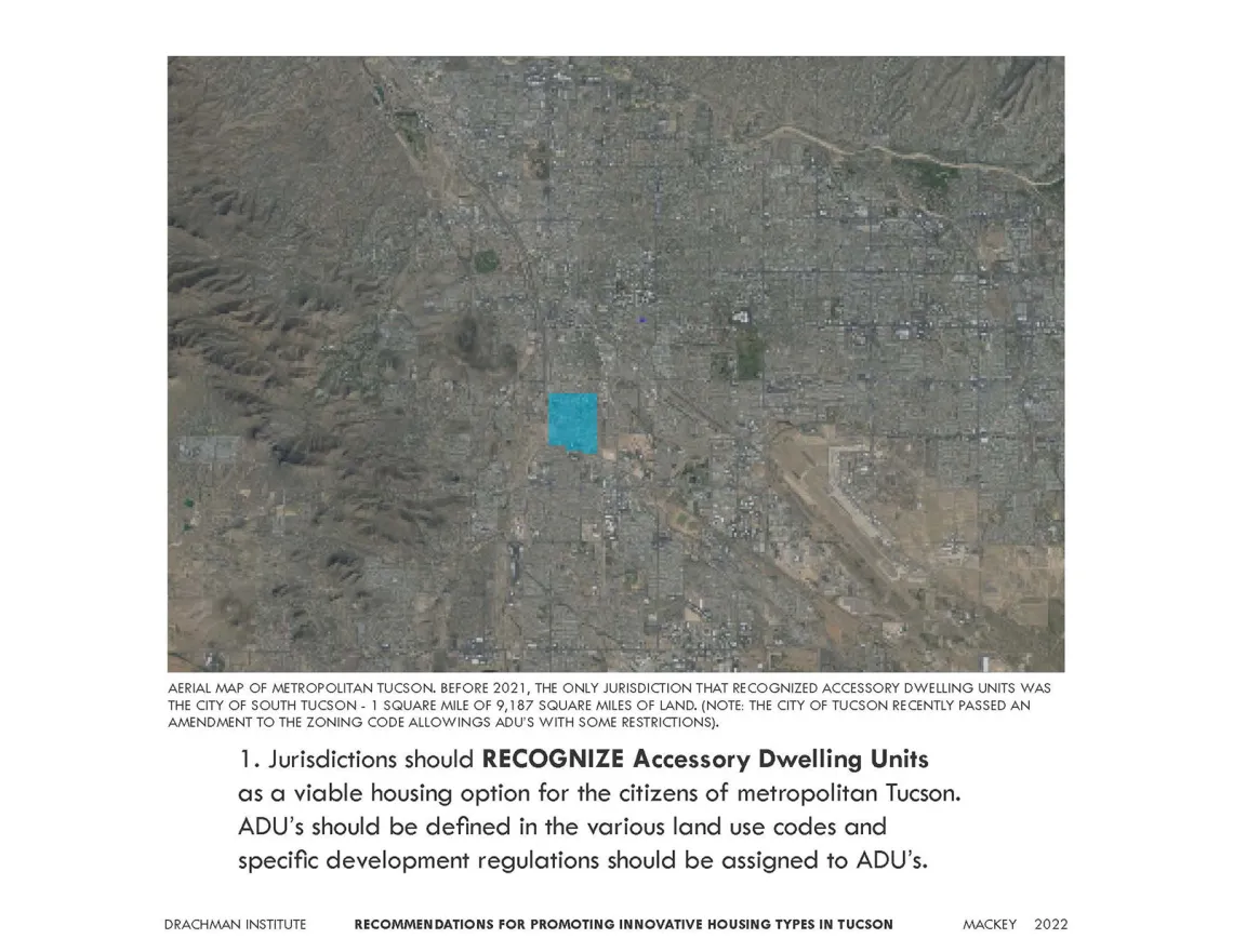 Identification of Limits to Development of Innovative Affordable Housing Types in the Tucson Area, by Bill Mackey