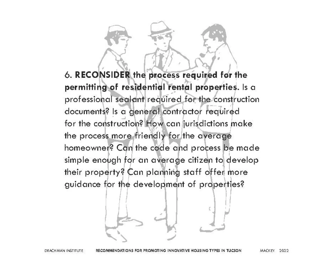 Identification of Limits to Development of Innovative Affordable Housing Types in the Tucson Area, by Bill Mackey