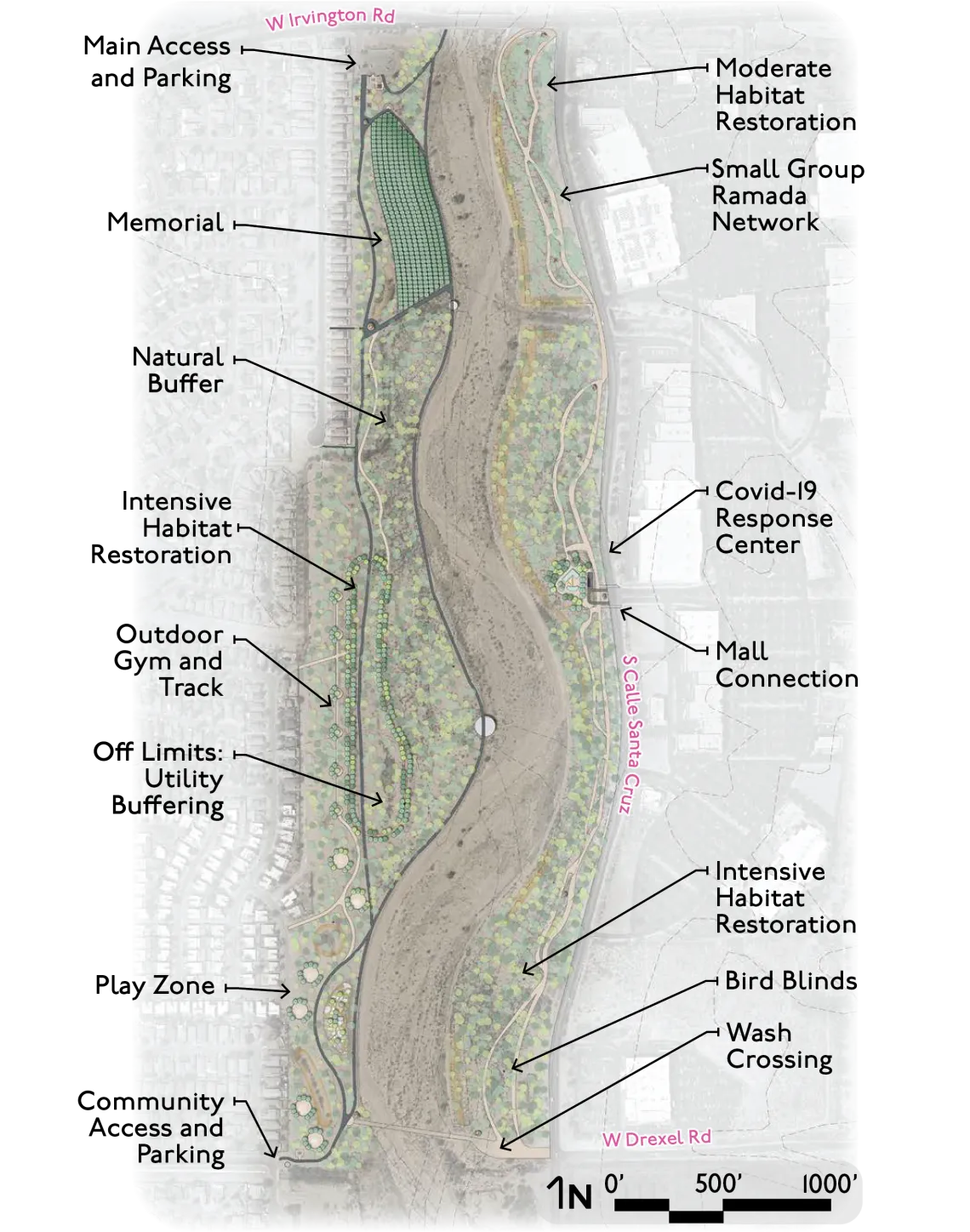 Hope Rock Park master plan.