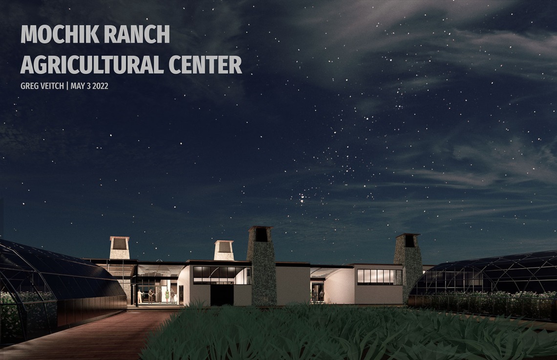 Agricultural Center at Mochik Ranch, by Greg Veitch