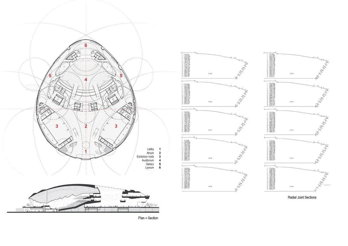 Congress Center (Expo 2017), by Adrian Smith + Gordon Gill Architecture