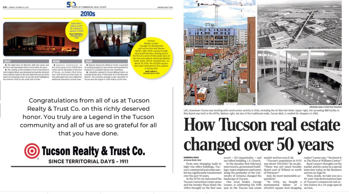 50 Years of Commercial Development in Tucson