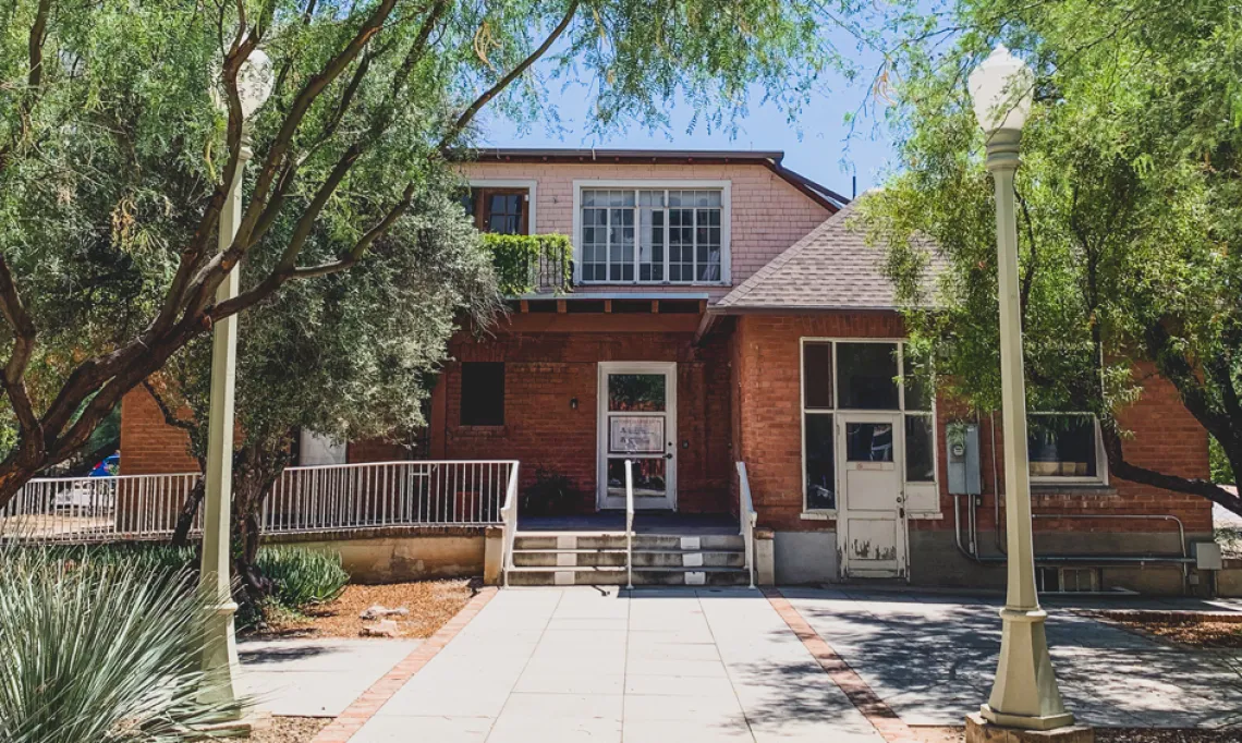 A photo of the College of Architecture, Planning & Landscape Architectures Smith House At The University Of Arizona