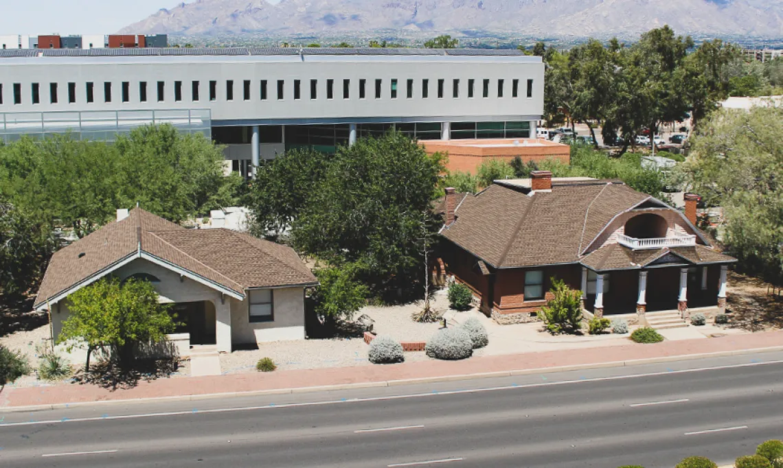 A photo of the College of Architecture, Planning & Landscape Architecture's Smith House At The University Of Arizona