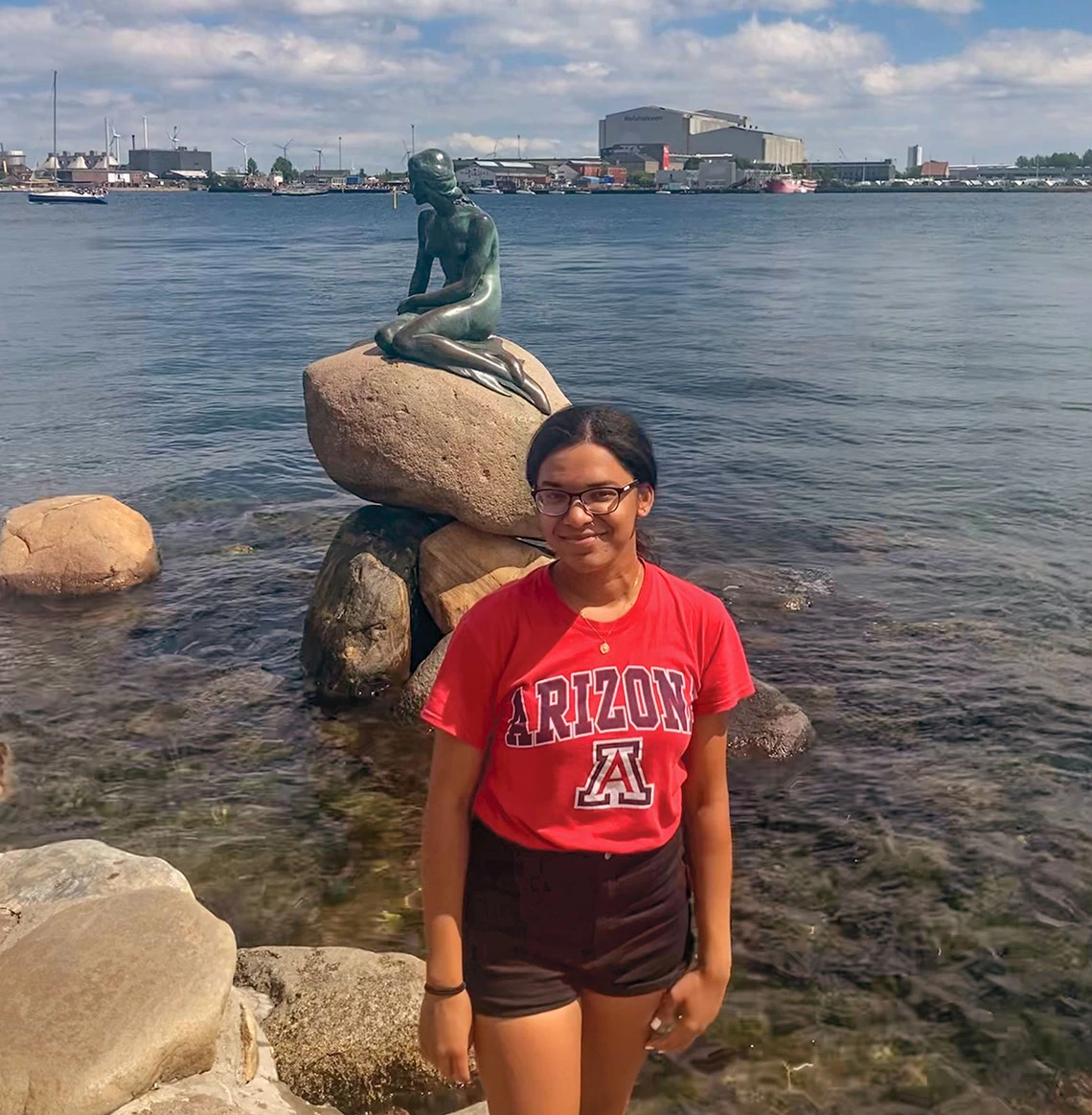 Zsalina Allen by the Little Mermaid