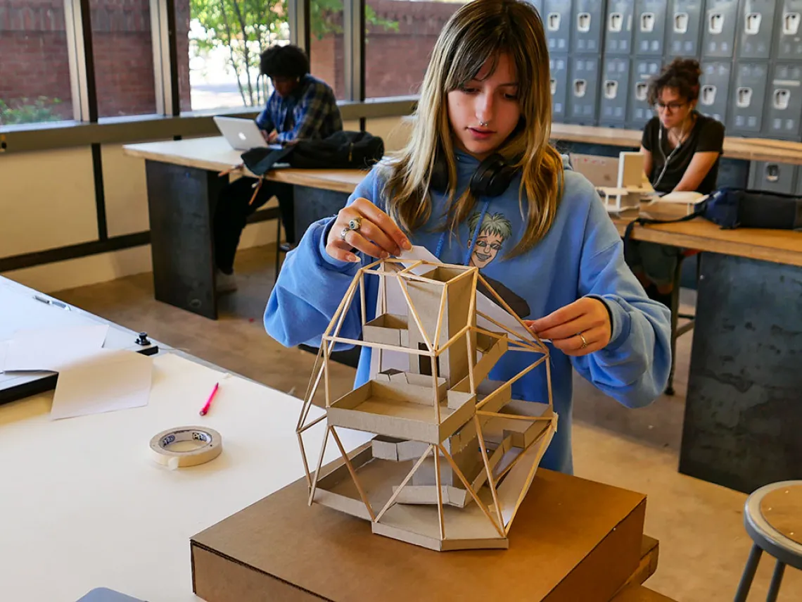 Student making