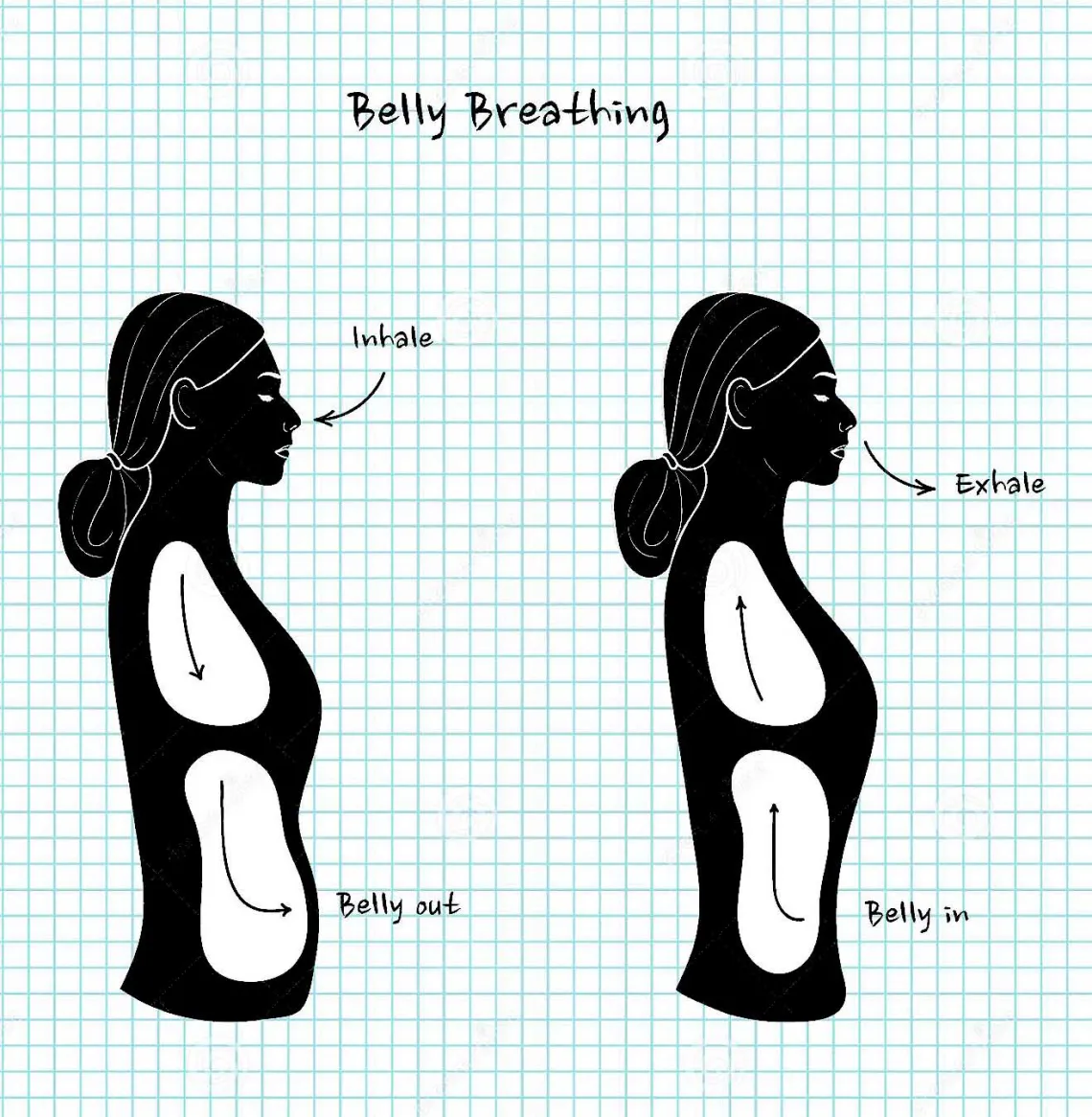 Belly breathing
