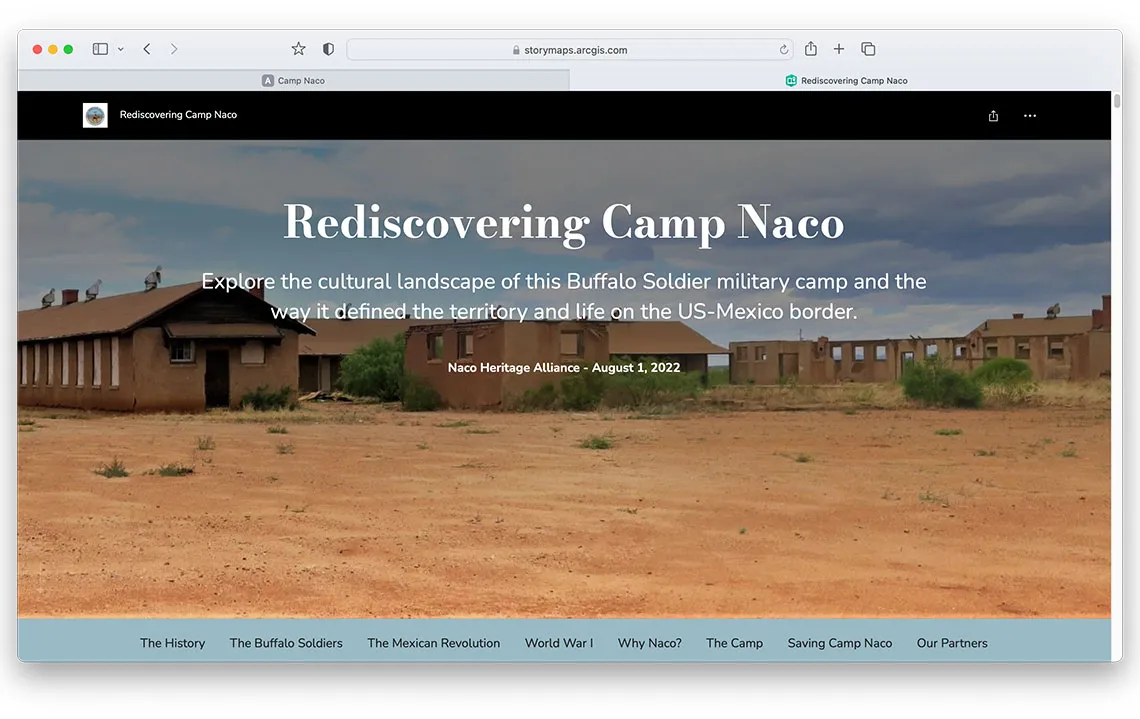 Camp Naco Story Map