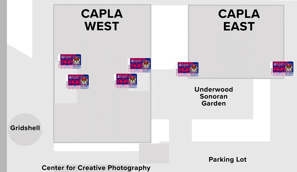 Map of CAPLA CatCard building access
