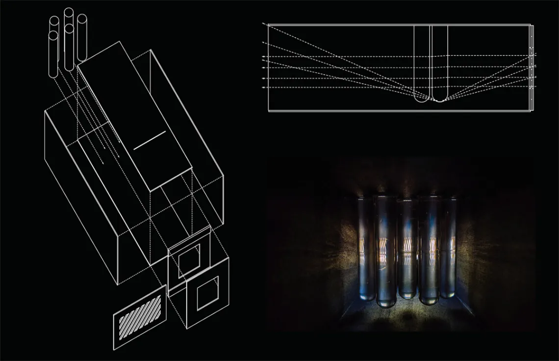 Refraction observation graphic by Greg Veitch