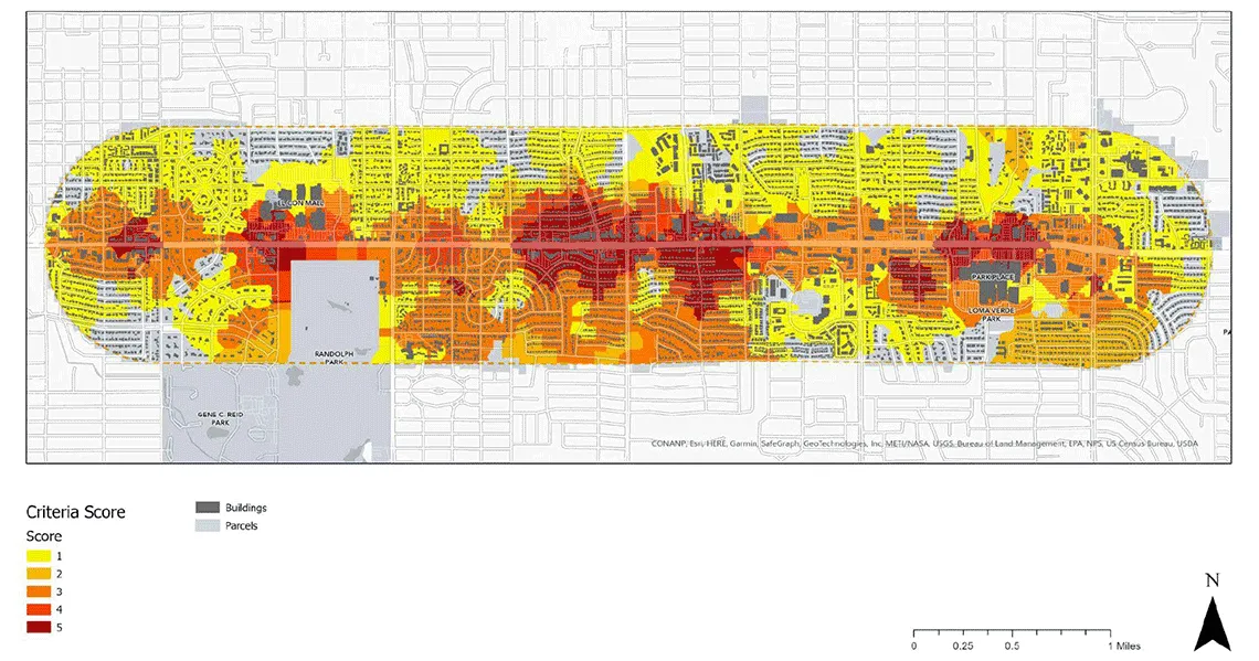 Transit Station Location Suitability Analysis